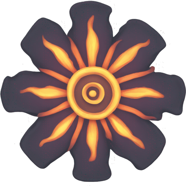 fire rosette emoji