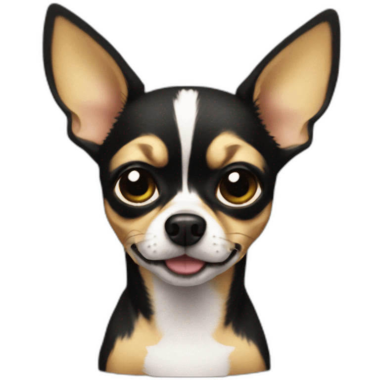 Chihuahua punk emoji