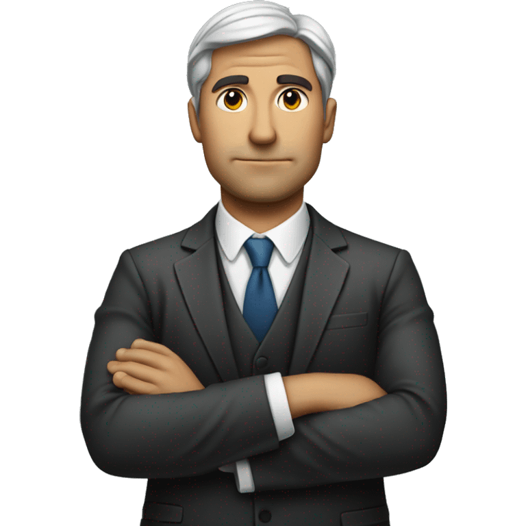 lawyer crossing his arms emoji