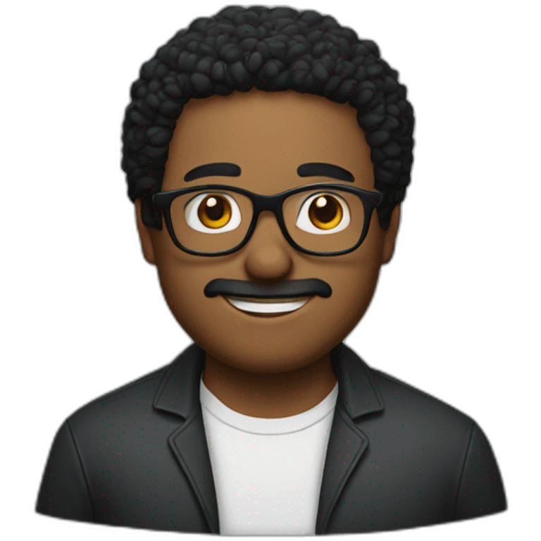 mike james with glasses emoji