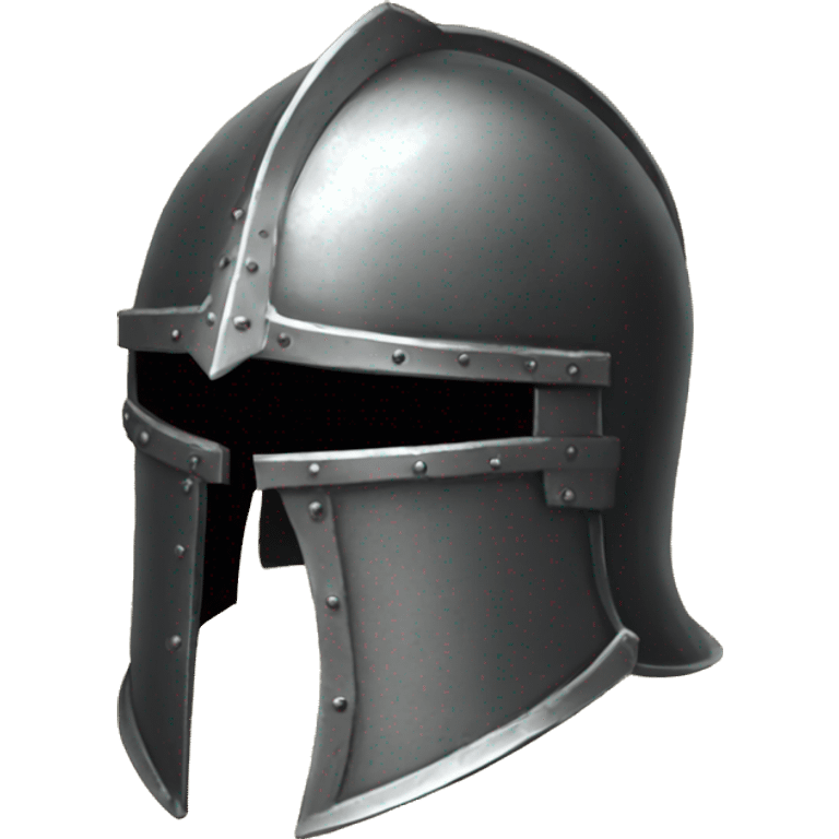 metal knight helmet with visor dark souls emoji