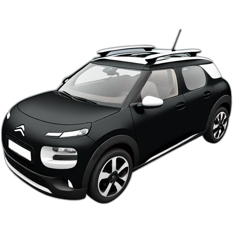 Citroen cactus black emoji