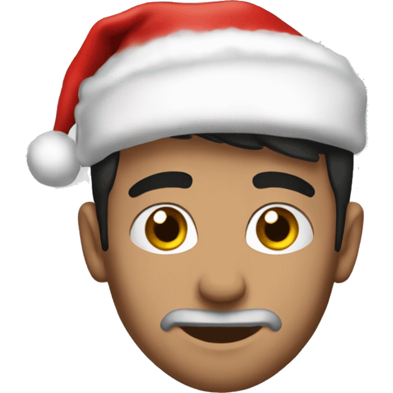 zayn with santa hat emoji