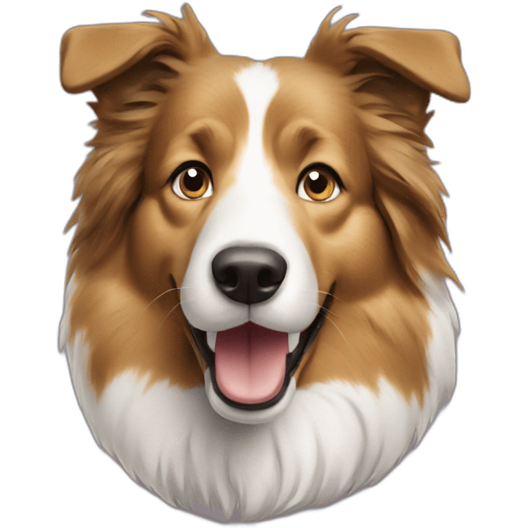 Collie dog emoji