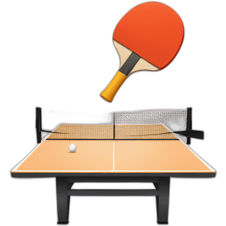 ping-pong table emoji