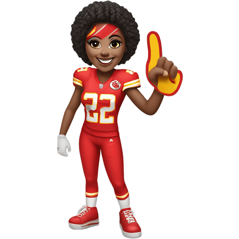 KC chiefs girl emoji