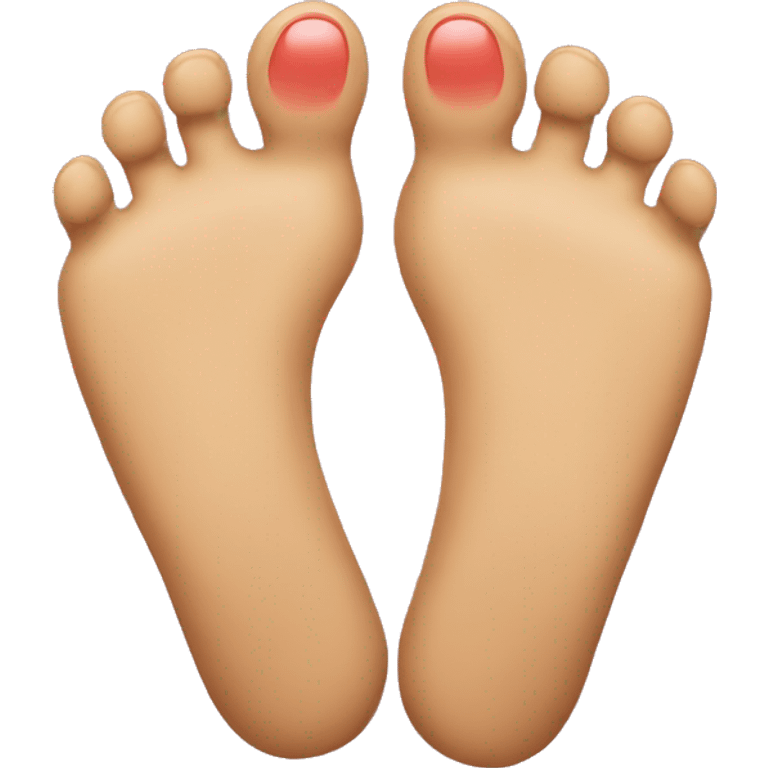 Emoji with toes emoji