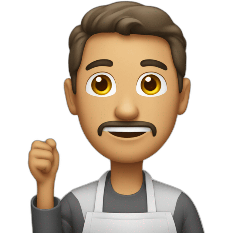 Hombre cocinando emoji