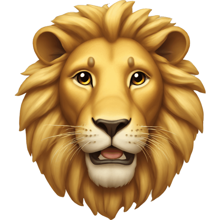 Lion and sun emoji