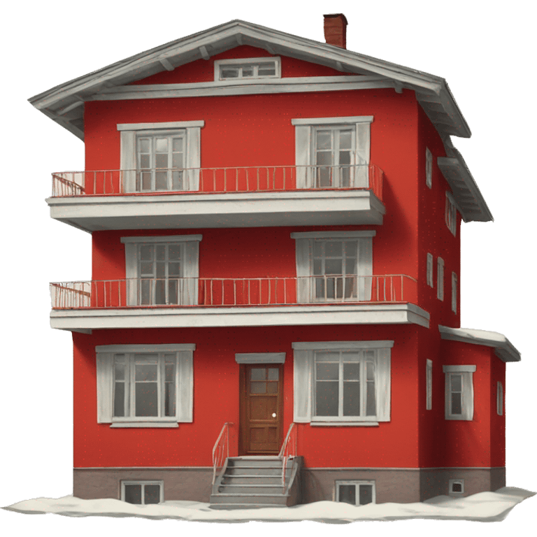 red ussr house 1940s emoji