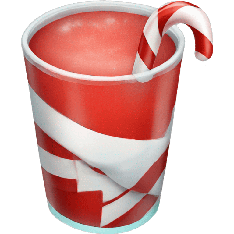 Candy cane drink  emoji