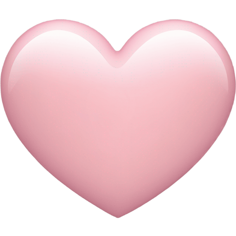 Baby pink heart emoji