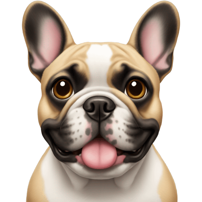 A French bulldog  emoji