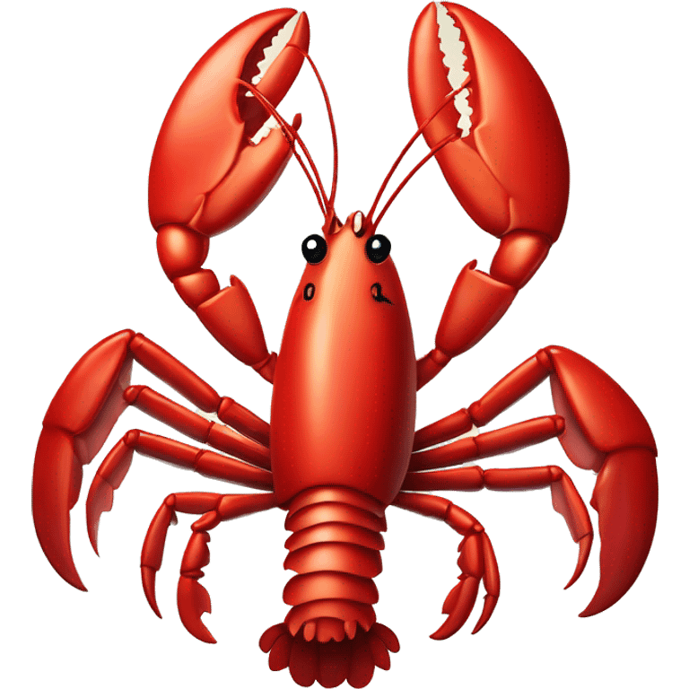 Lobster holding a red heart in it’s claws emoji