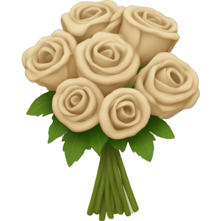 beige boquet emoji