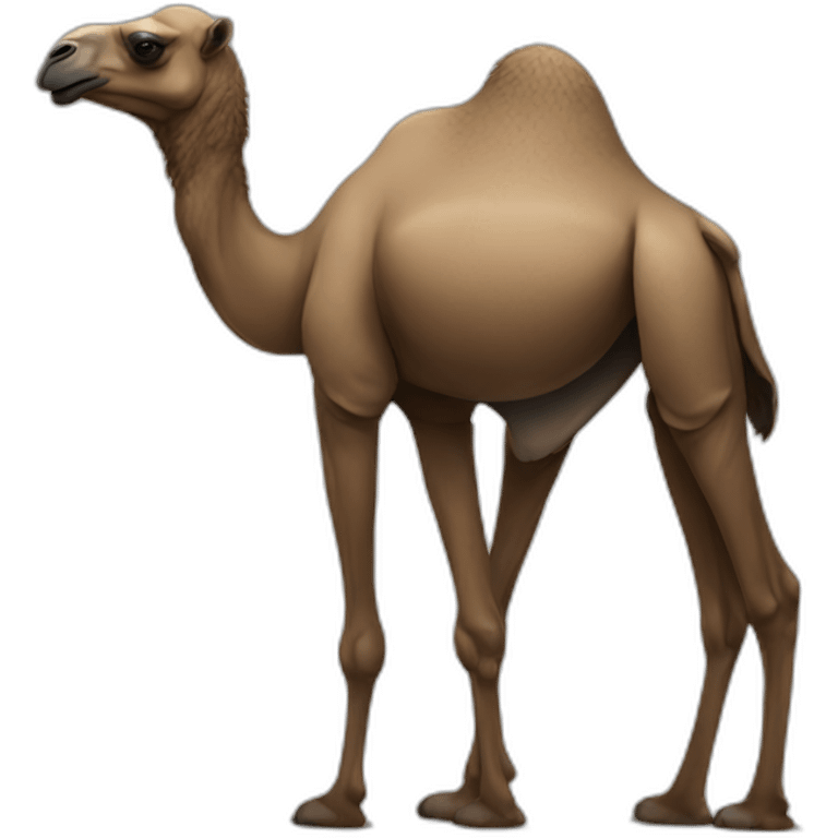 Black camel emoji