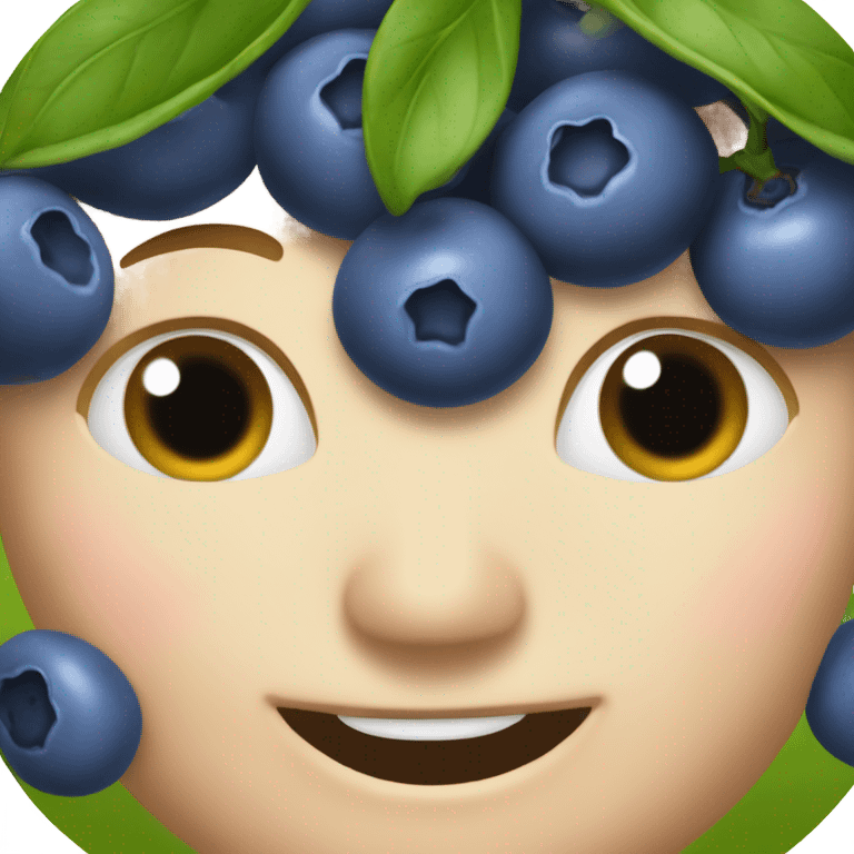 Blueberries WITHOUT LEAVES  emoji