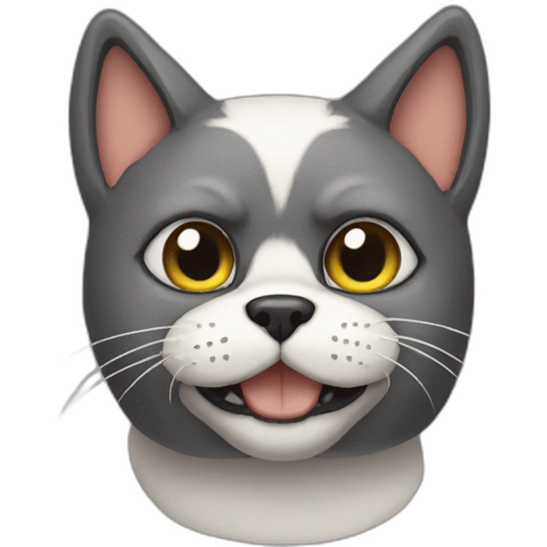 cat wearing a dog mask emoji