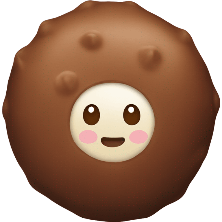 chocolate baozi emoji