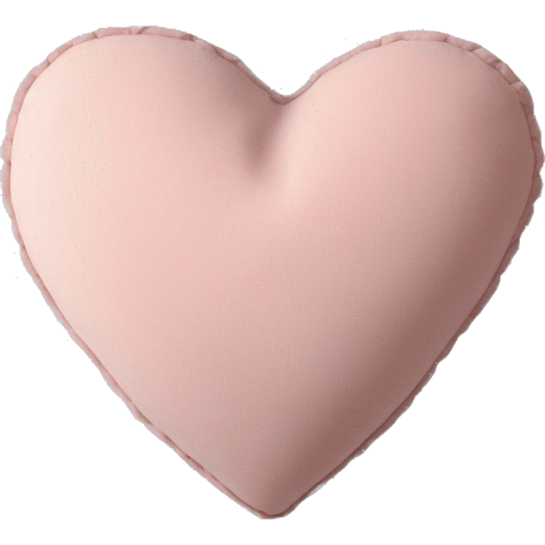 Pillow light pink heart vintage emoji