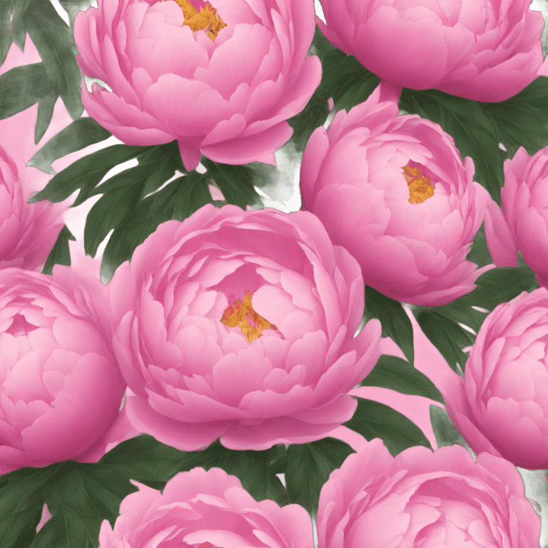 Peonies emoji