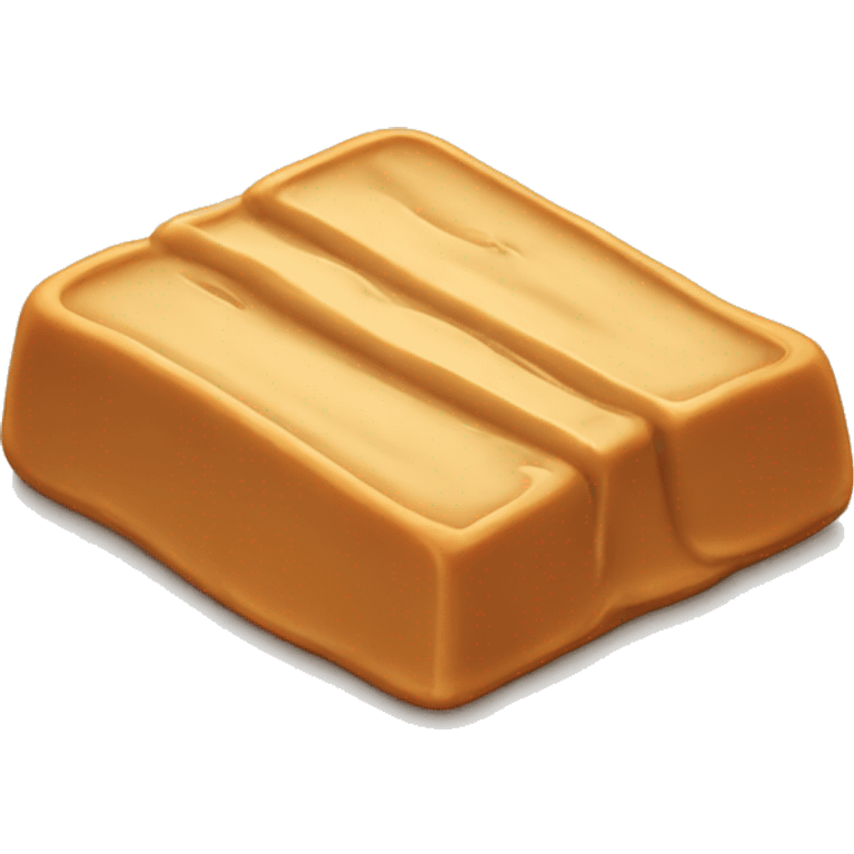 sad peanut butter bar emoji