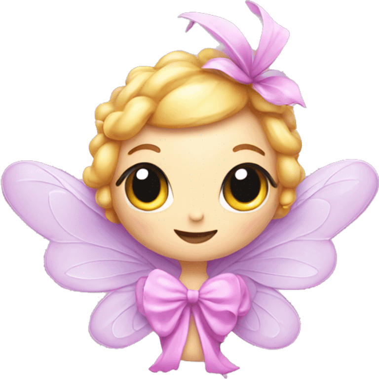 Fairy perfume with bow emoji