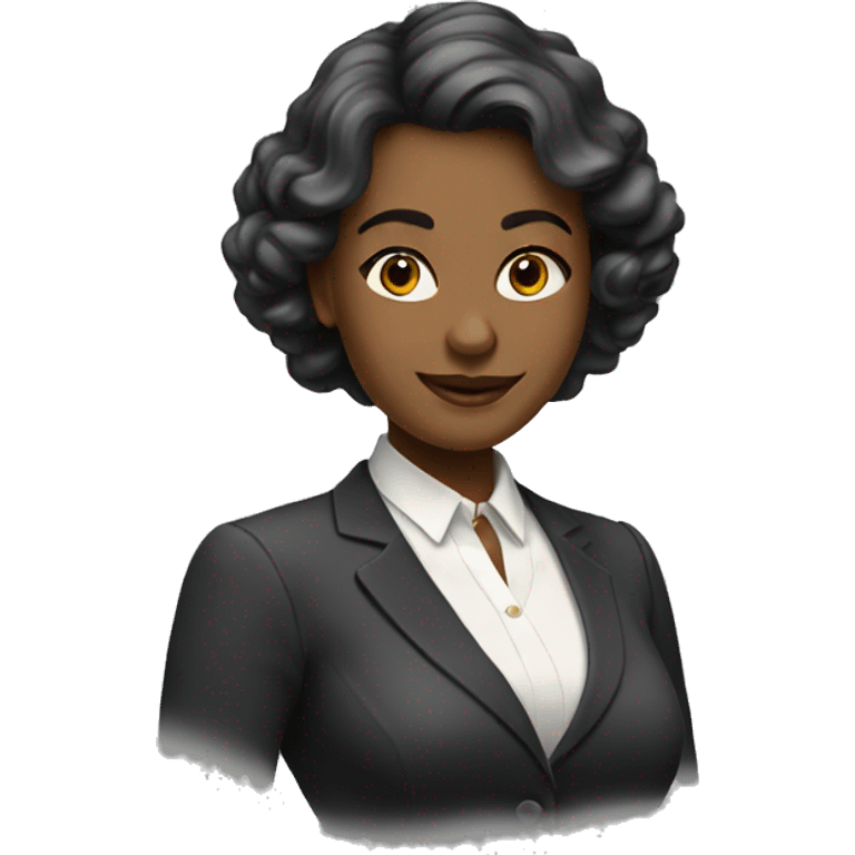 smart and elegant woman emoji