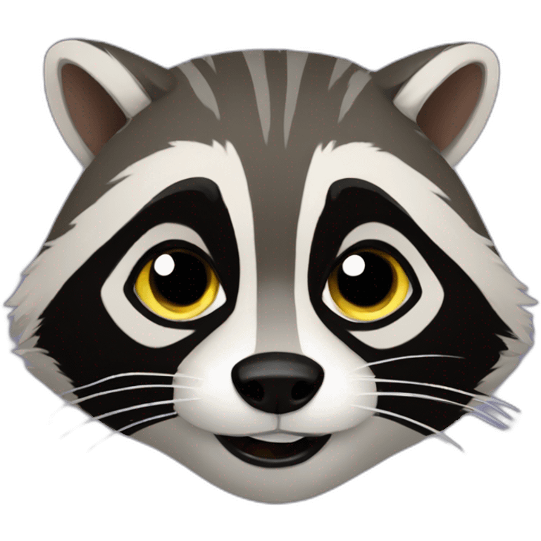 Raccoon from guardian of galaxy emoji