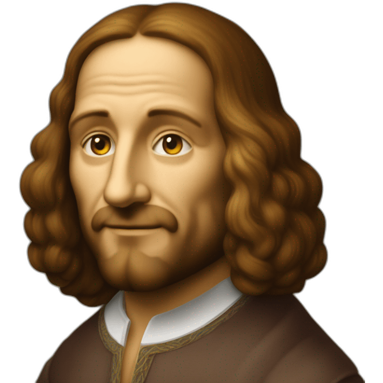 Léonard de Vinci qui peint la joconde emoji