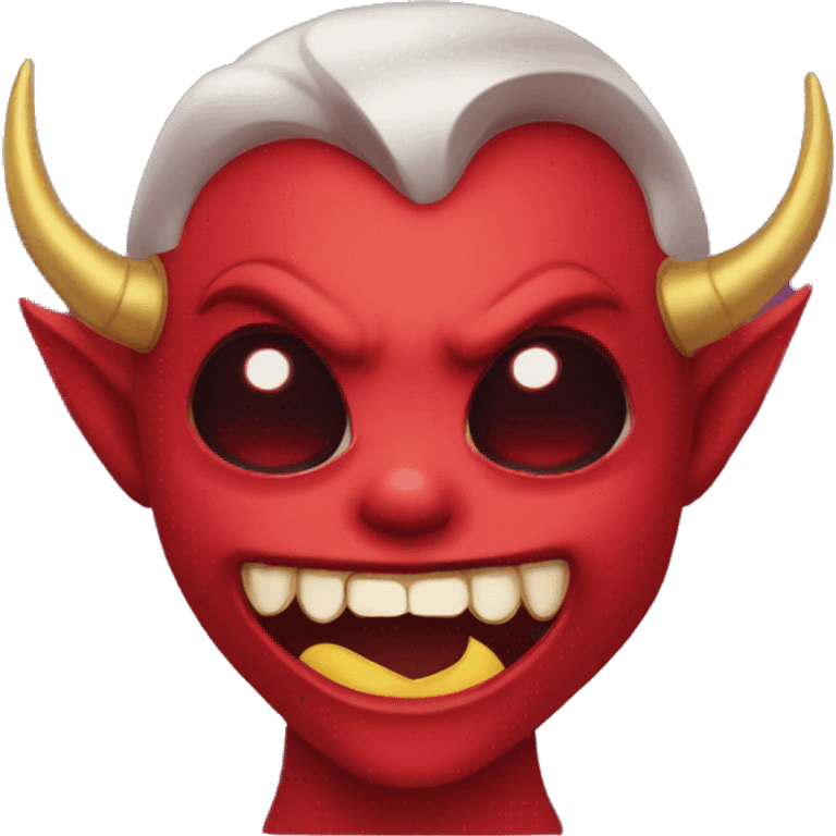 Diable bisous coeur emoji