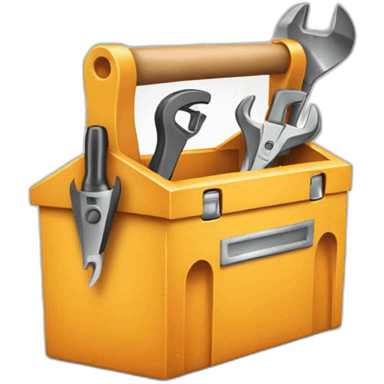 toolbox with tools emoji