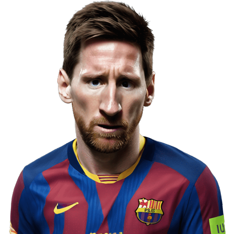 crying messi emoji