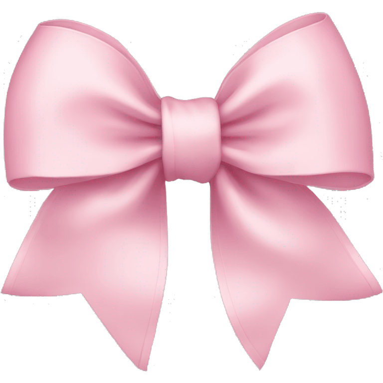 Light pink bow emoji