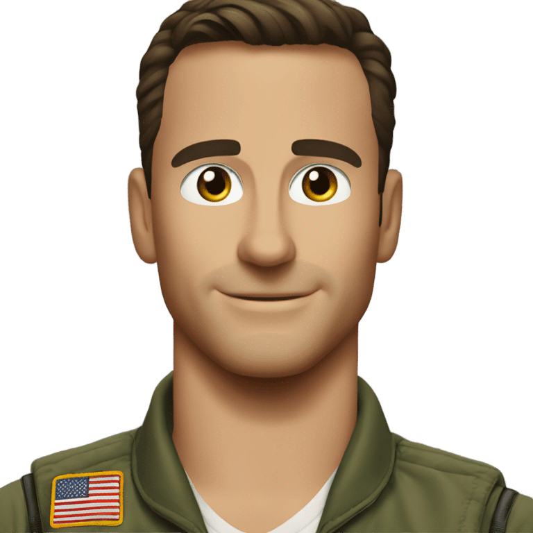 Nick "Goose" Bradshaw in top gun emoji