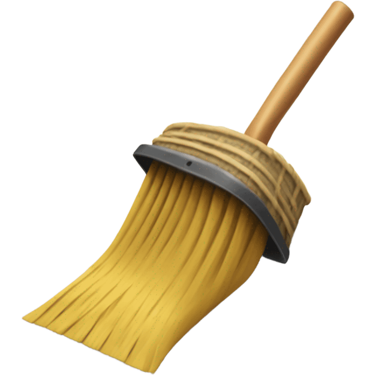 old Broom & Dust Pan emoji