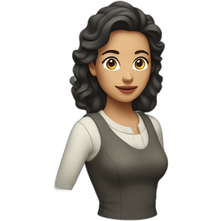 Mujer payasa emoji