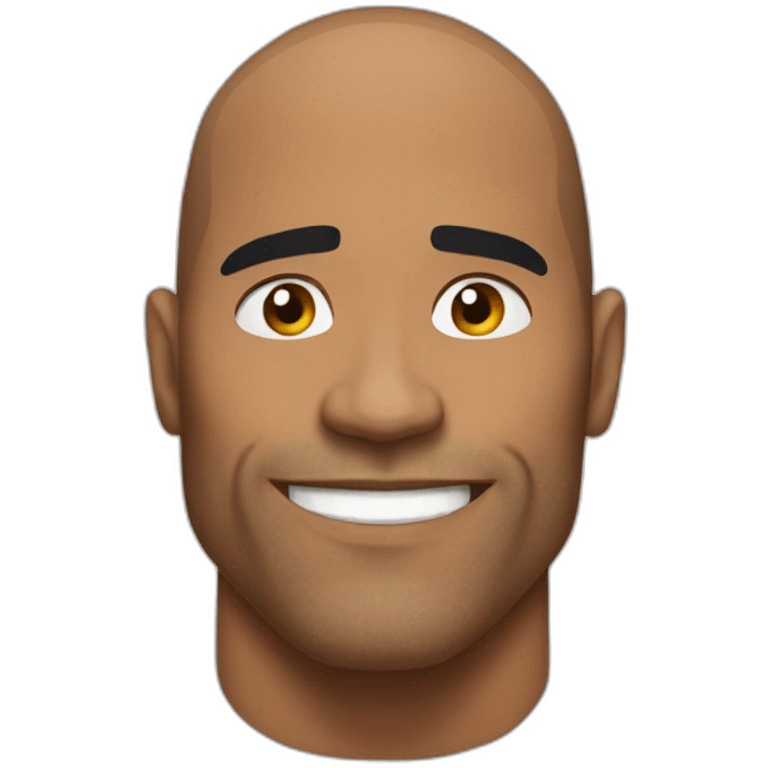 animated the rock emoji