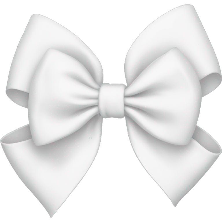 White bow emoji