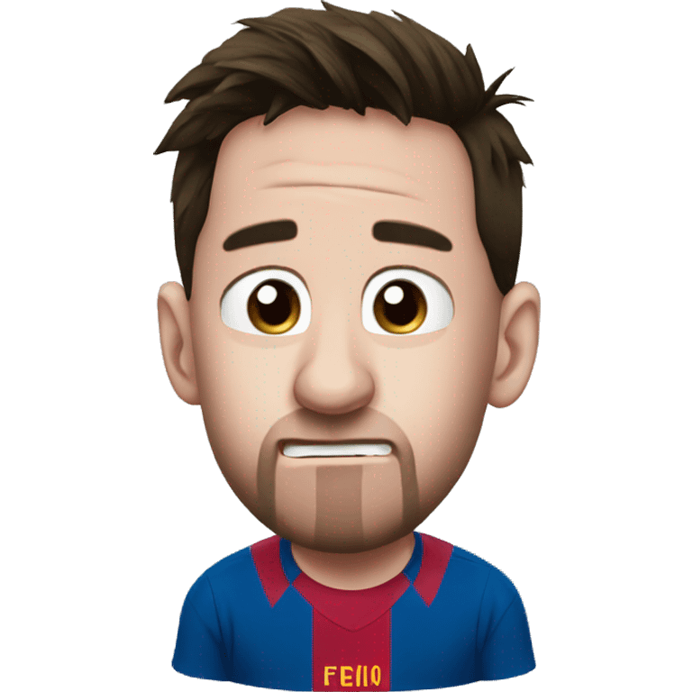 Messi crying  emoji