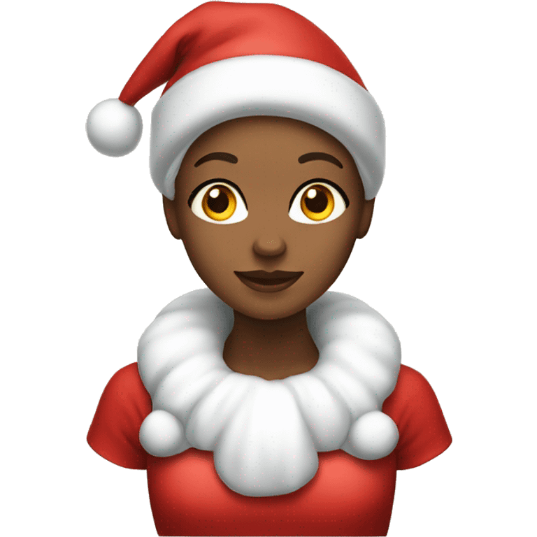 Santa Claus girl emoji