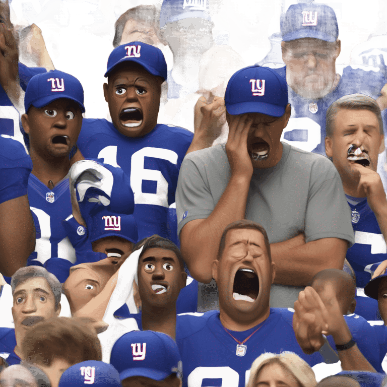 Ny giants crying emoji