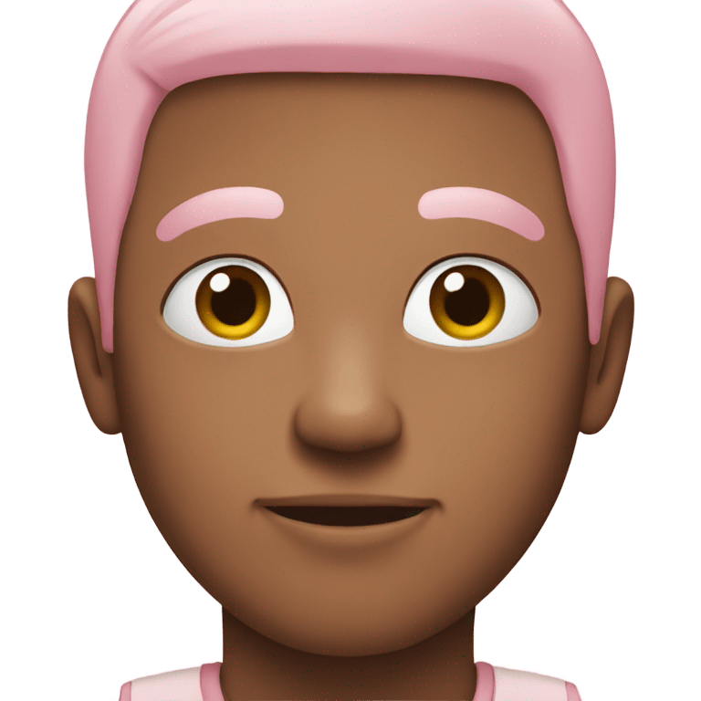 A pastel pink emoji emoji