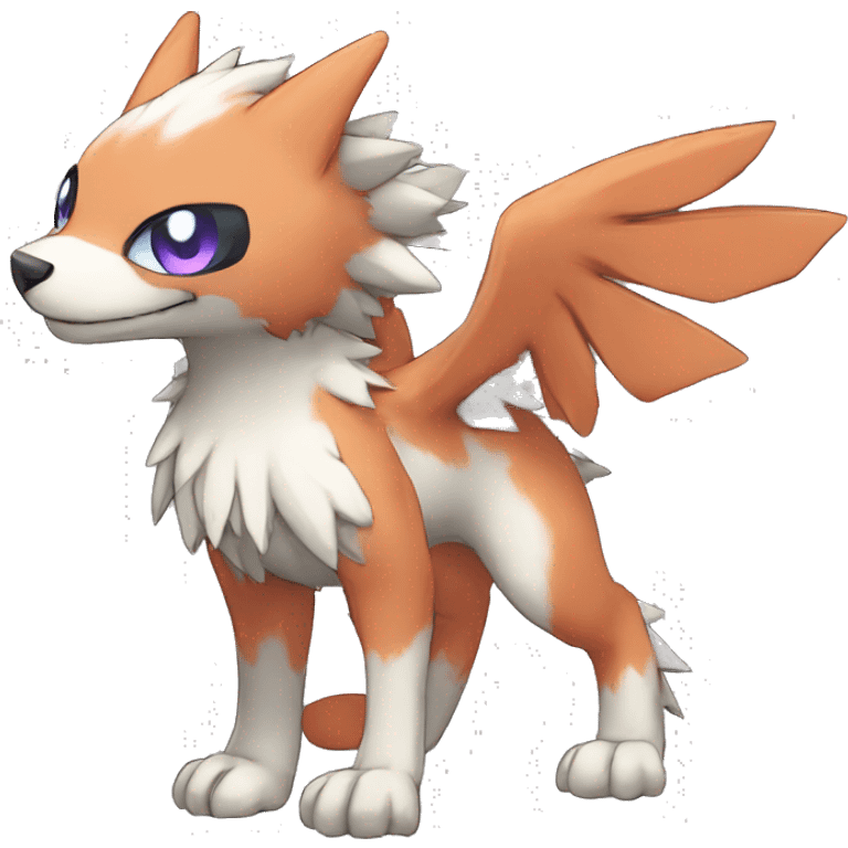 cute kawaii cool edgy Digimon-Fakemon-animal full body emoji