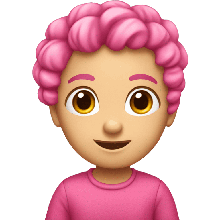 Roze strik  emoji