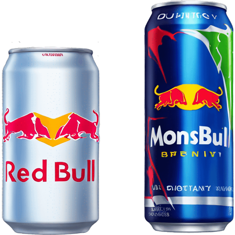 red bull and monster energy drink emoji