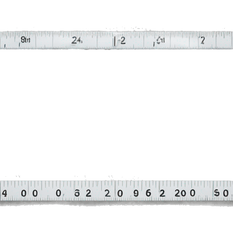 a white measuring tape emoji