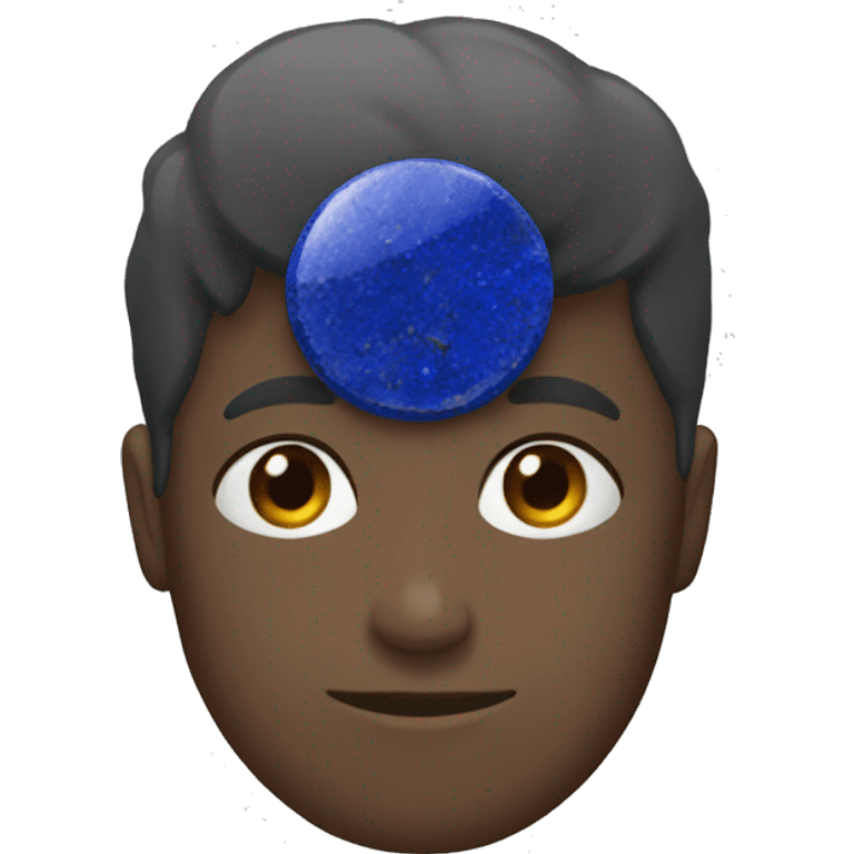 round lapis lazuli blue stone emoji