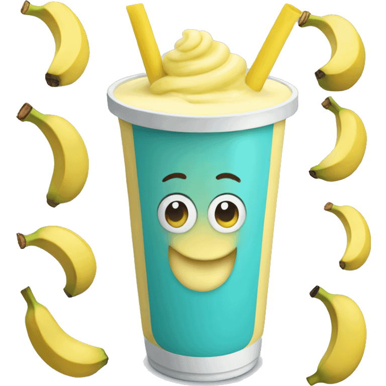 Banana smoothie emoji