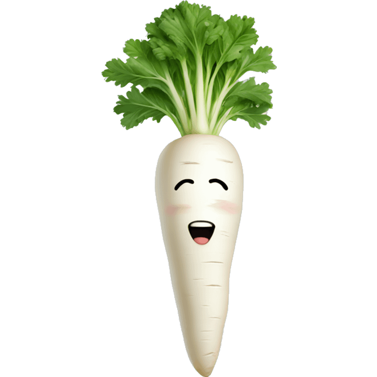 white carrot emoji